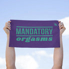 Mandatory Orgasms Purple | Mix & Match Soft Fun-Flirty Lovers’ Towels