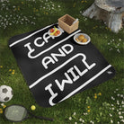 I Can & I Will | Mix Match Fun-Flirty Lovers’ Water-Resistant Blankets