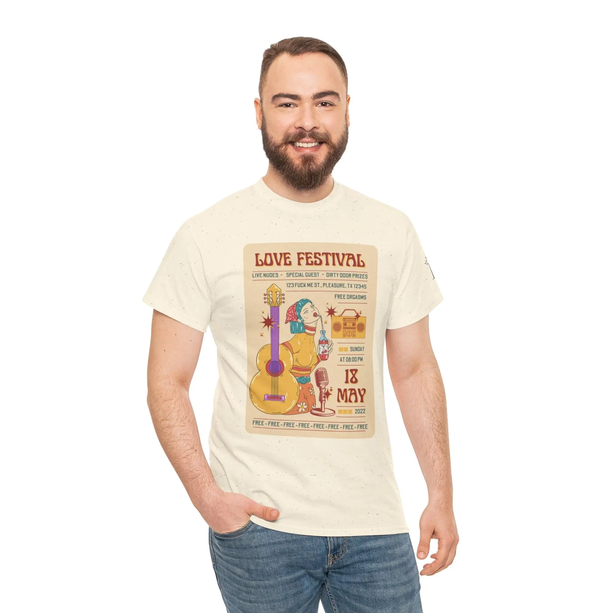 Love Festival! | Mix & Match 100% Cotton Unisex Fun-Flirty Lovers’ Tees