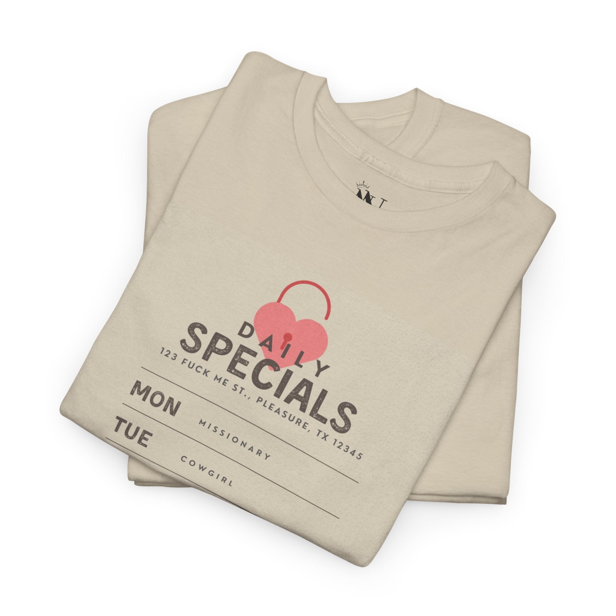 Daily Specials! | Mix & Match 100% Cotton Unisex Fun-Flirty Lovers’ Tees