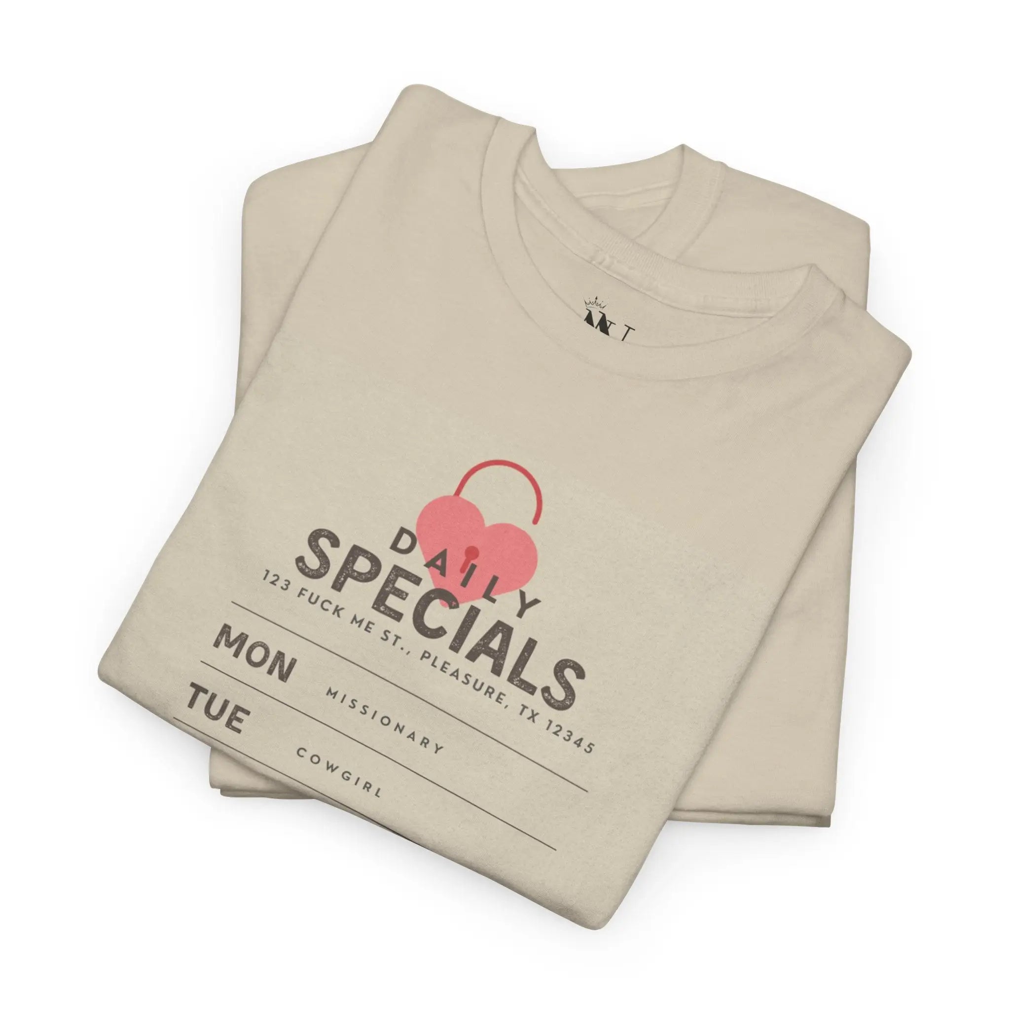 Daily Specials! | Mix & Match 100% Cotton Unisex Fun-Flirty Lovers’ Tees