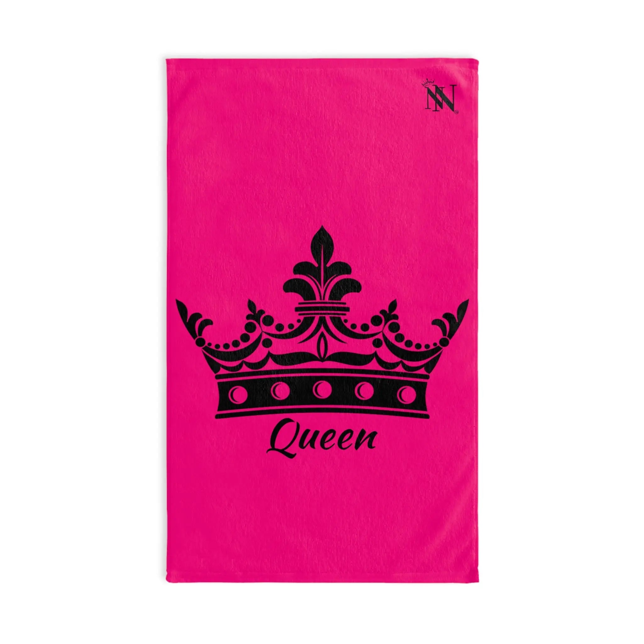 Large Crown Queen Signature Pink Cum Towel