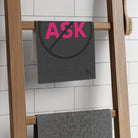 Don’t Ask Dark Grey | Mix & Match Soft Fun-Flirty Lovers’ Towels