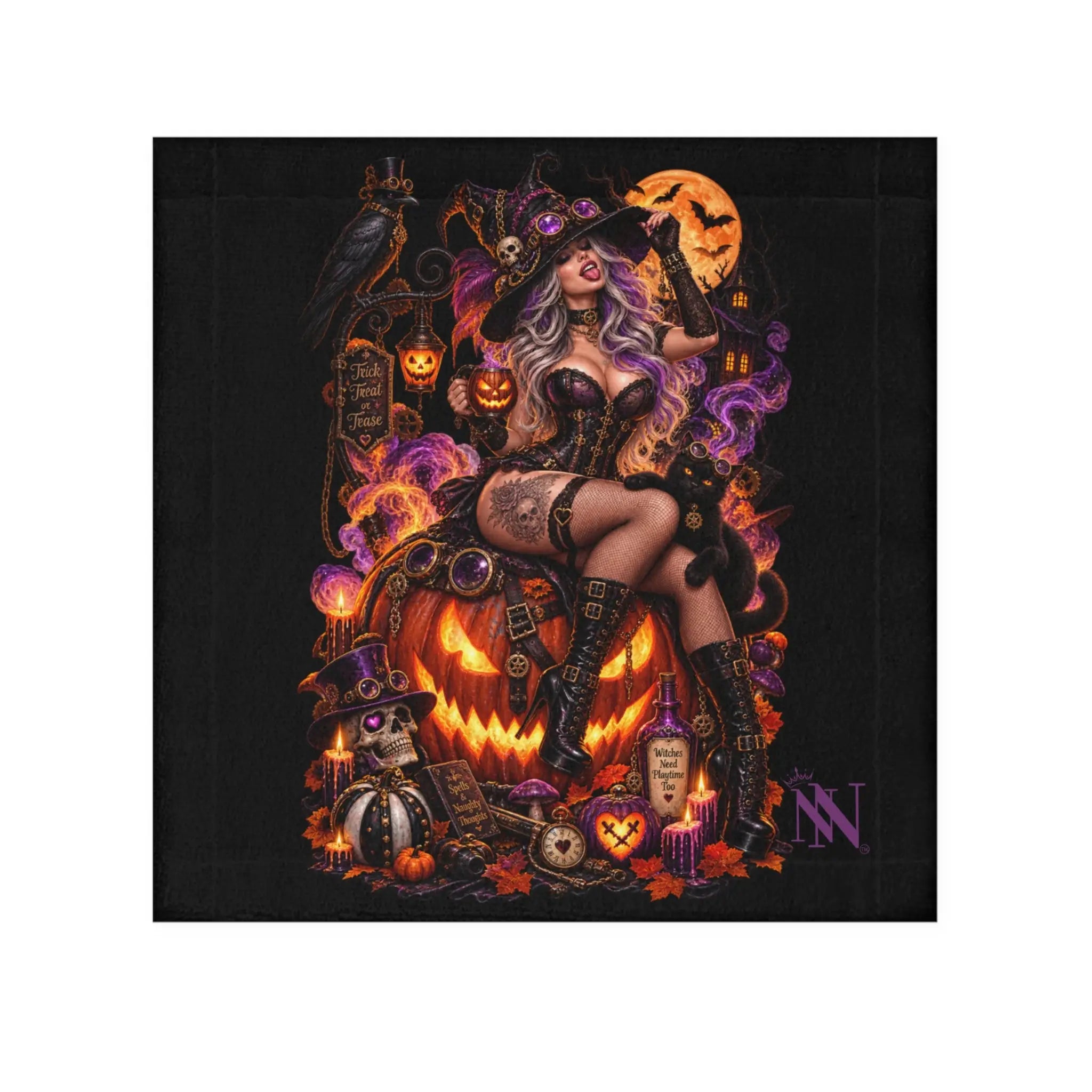 Halloween Wicked Fantasy | Nectar Napkins Lils’ Fun-Flirty Lovers’ Towels
