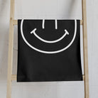 Happy Smiling Emoji Black | Mix & Match Classic Fun-Flirty Lovers’ Towels
