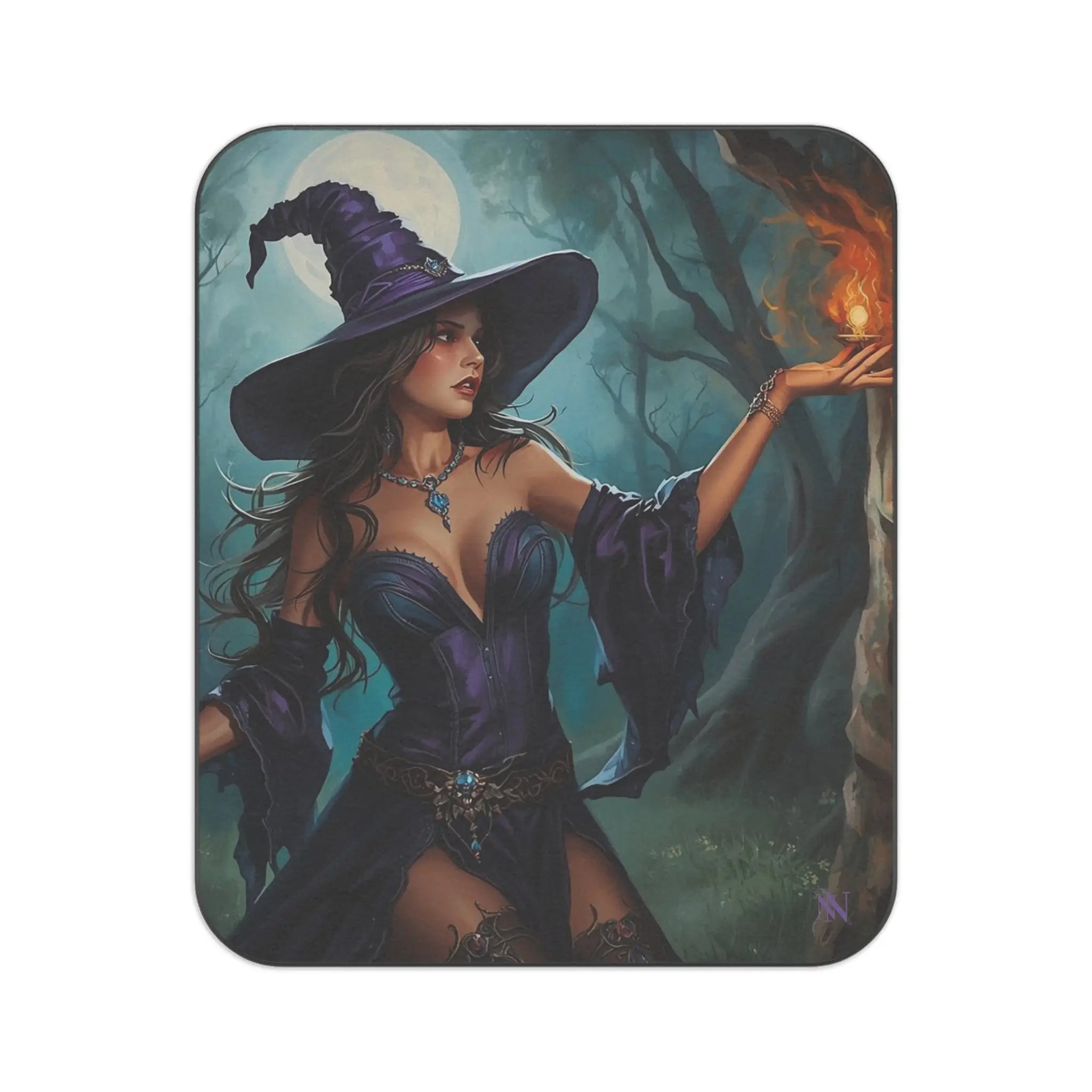 Fire Witch Fantasy Women Couple Friendly Water-Resistant Sex Blanket
