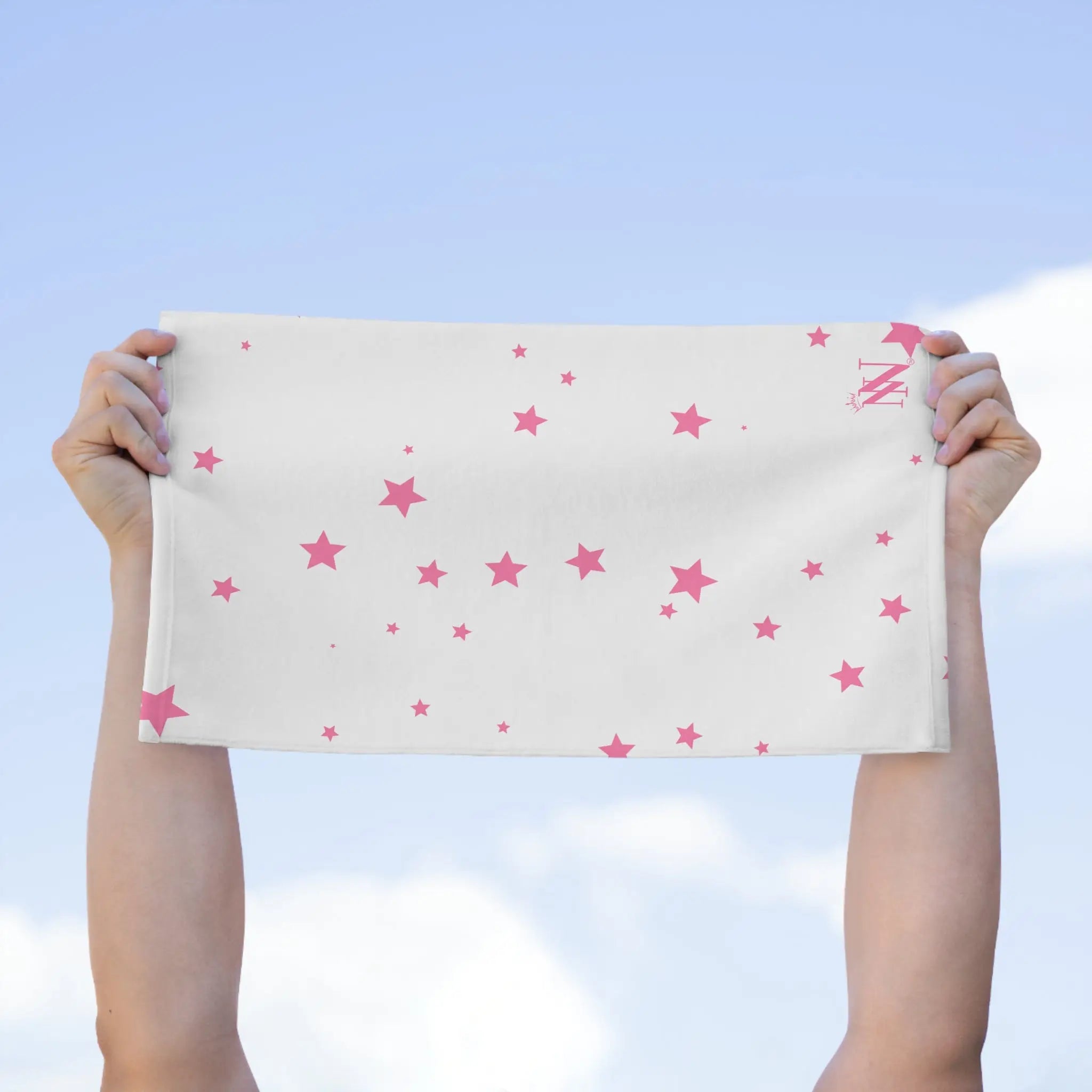 Pink Star Pattern | Mix & Match Soft Fun-Flirty Lovers’ Towels