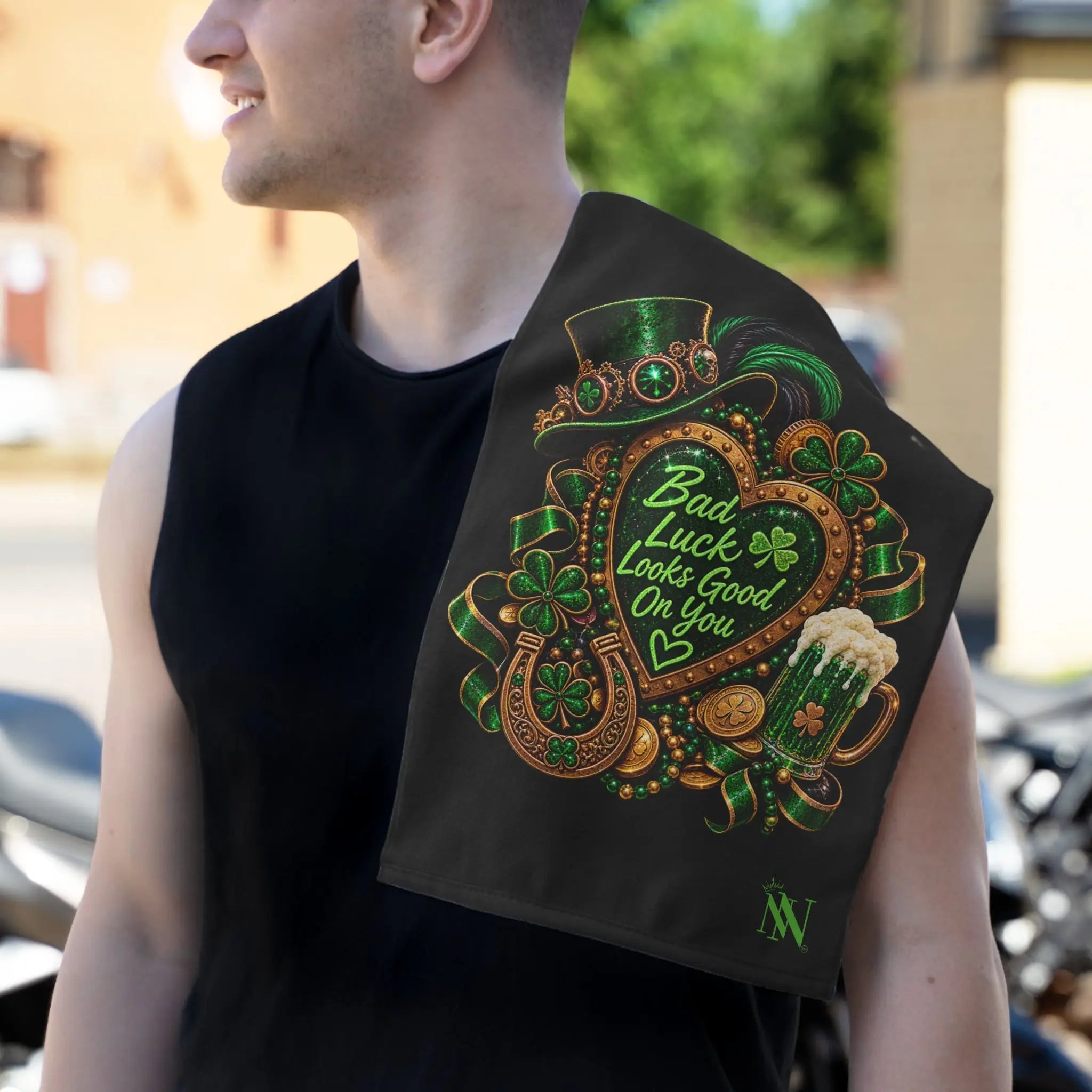Bad Luck Looks Good on You Irish Sex Towel