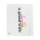 Almost a Good Wife Emoji | Mix & Match Soft Fun-Flirty Lovers’ Blankets