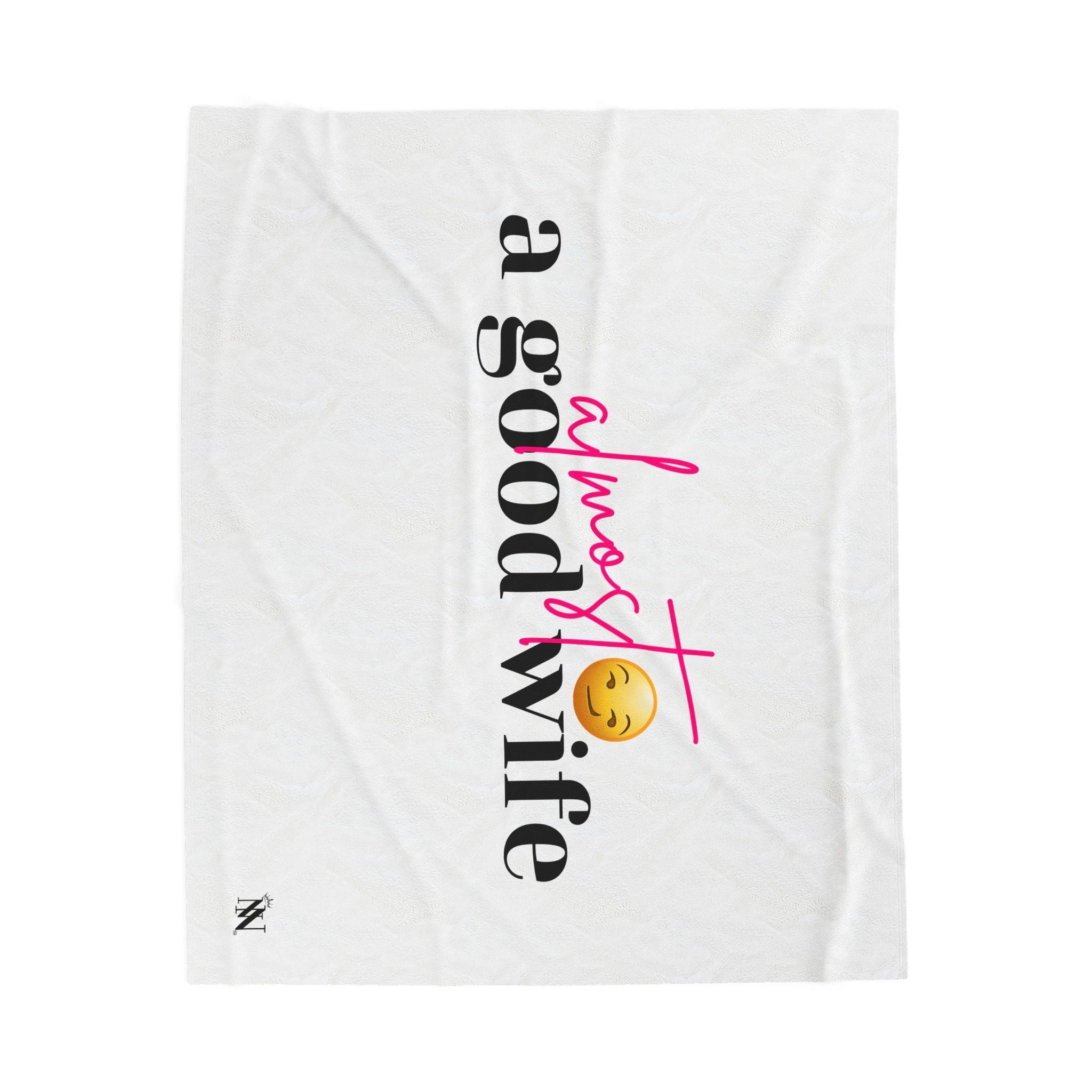 Almost a Good Wife Emoji | Mix & Match Soft Fun-Flirty Lovers’ Blankets