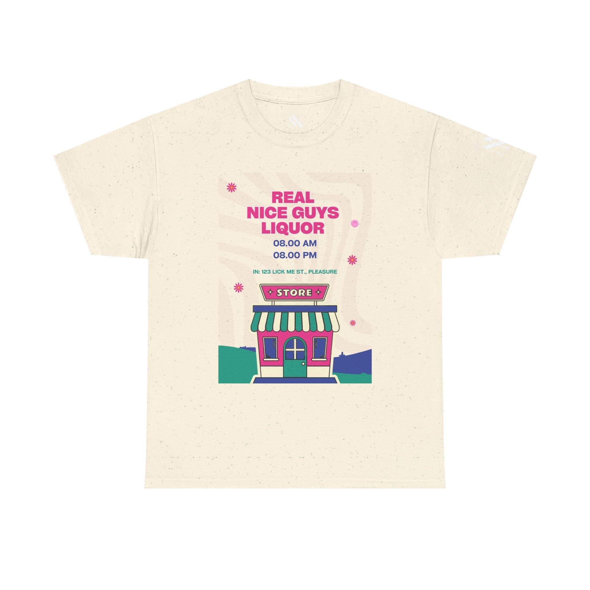 Real Guys Nice Liquor Store | Mix & Match 100% Cotton Unisex Fun-Flirty Lovers’ Tees