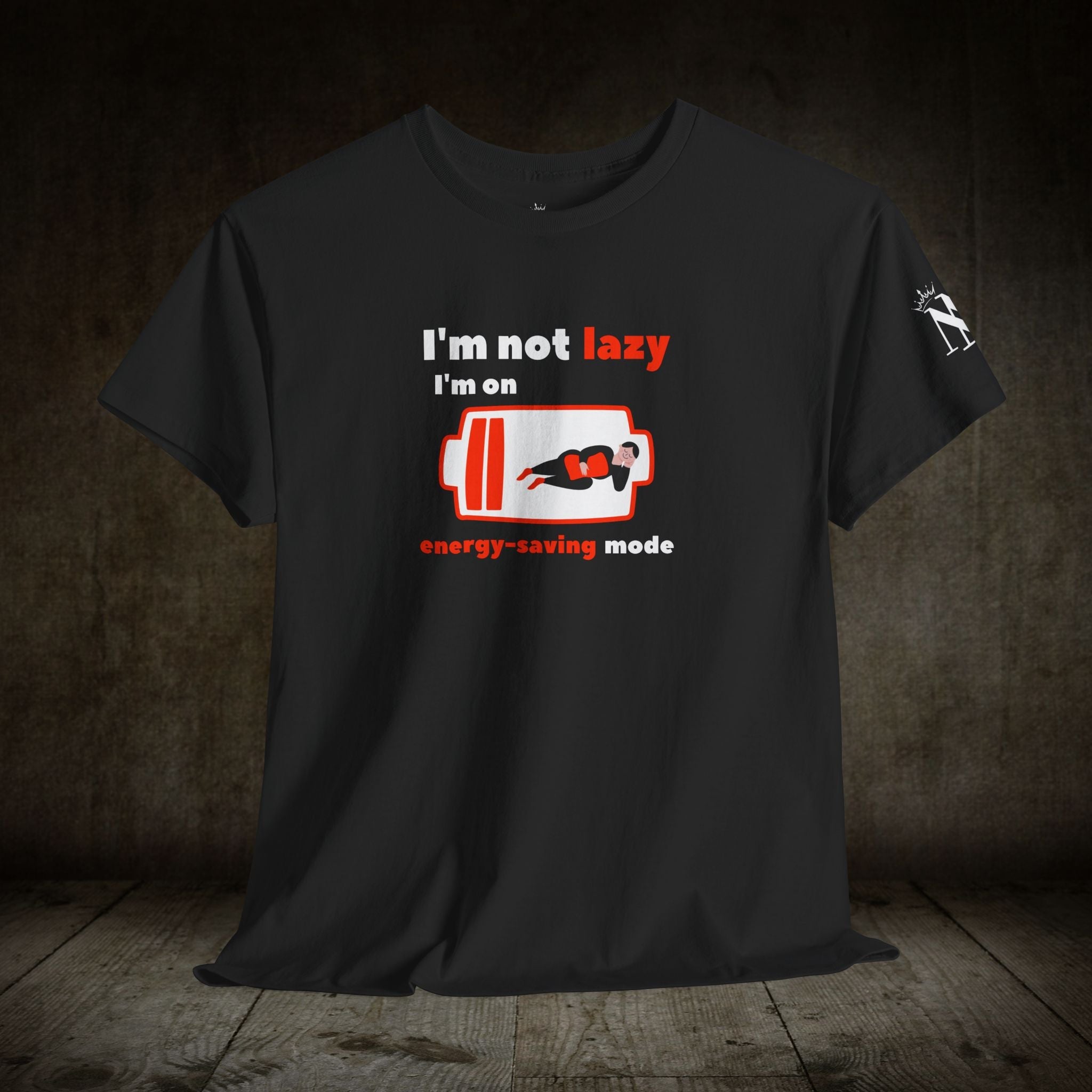 Energy Saving Mode | Mix & Match Cotton Unisex Fun-Flirty Lovers’ T-Shirts