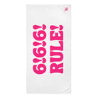 666 Dating Rule! | Nectar Napkins XL Fun-Flirty Lovers’ Towels