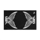 Mrs. Mrs. Mermaid Shareable Sides Black | Mix & Match Classic Fun-Flirty Lovers’ Towels