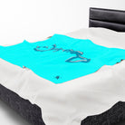 Blue Fish Bone | Mix & Match Soft Fun-Flirty Lovers’ Blankets