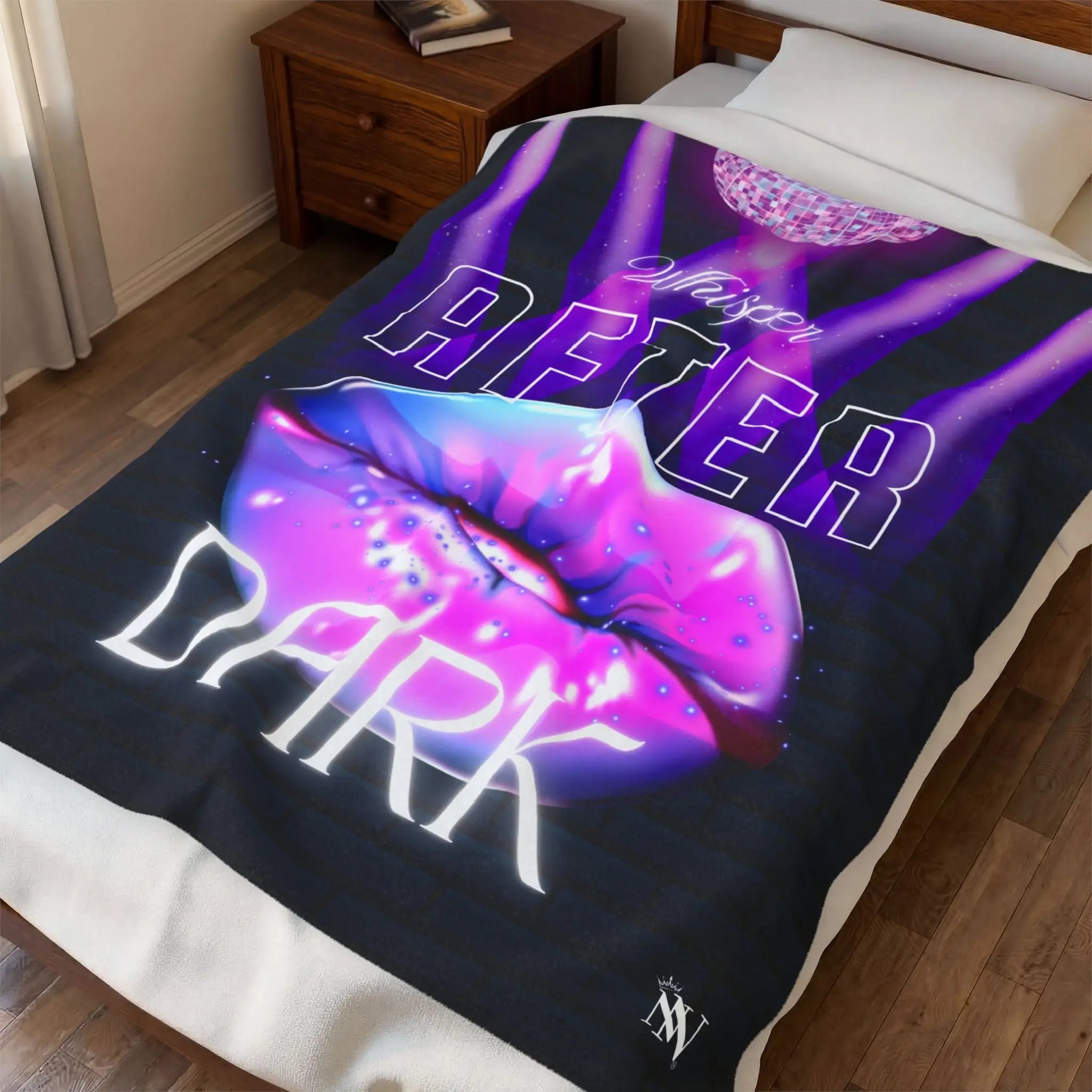 Whisper After Dark Couple Gifts Sexy Lovers’ Silky Soft Blanket