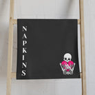 Nectar Napkins Brand Dark Grey | Mix & Match Classic Fun-Flirty Lovers’ Towels