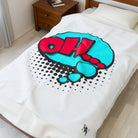 Thinking Oh... Cartoon Fun | Mix & Match Velveteen Fun-Flirty Lovers’ Blankets