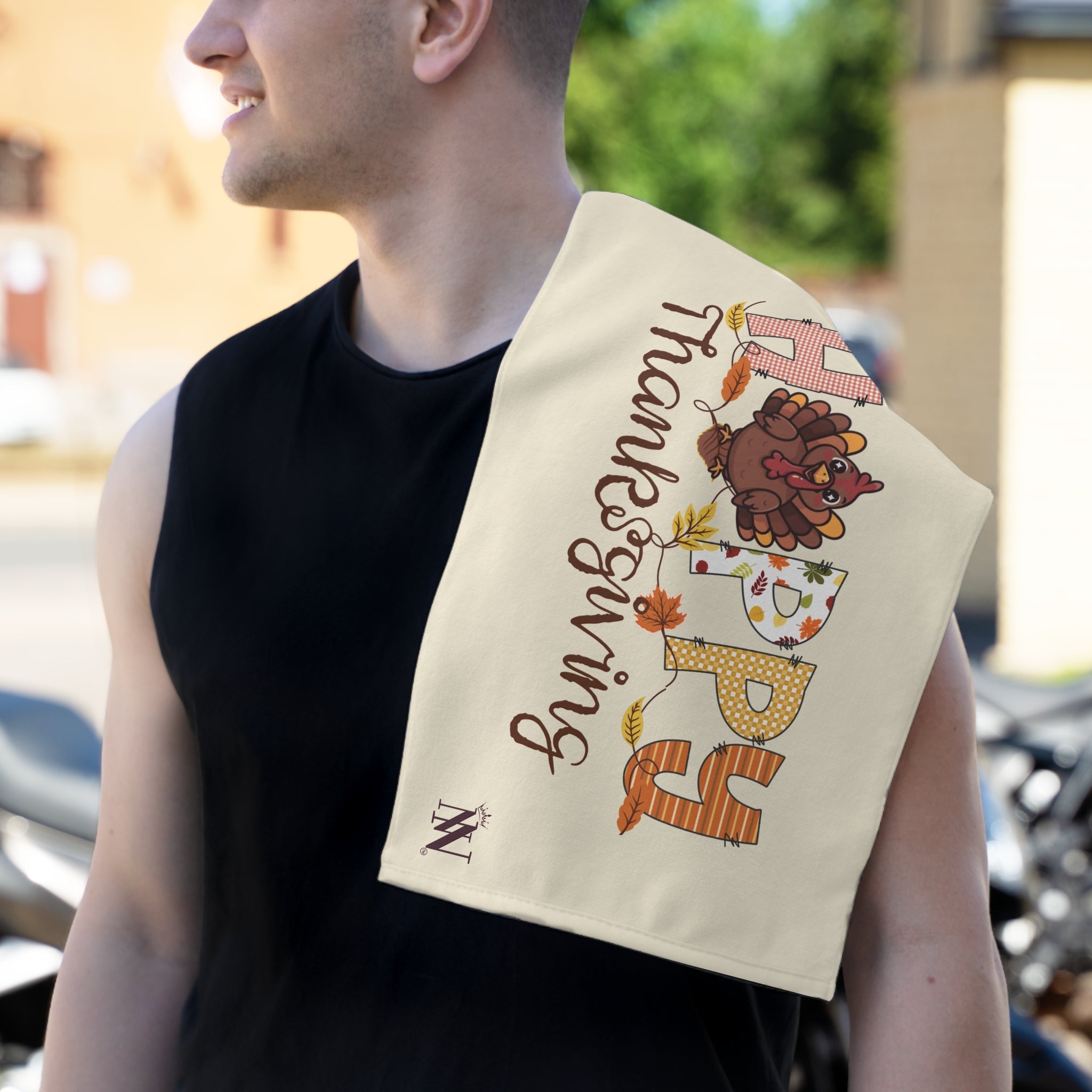 Cute Happy Thanksgiving | Mix & Match Soft Fun-Flirty Lovers’ Towels