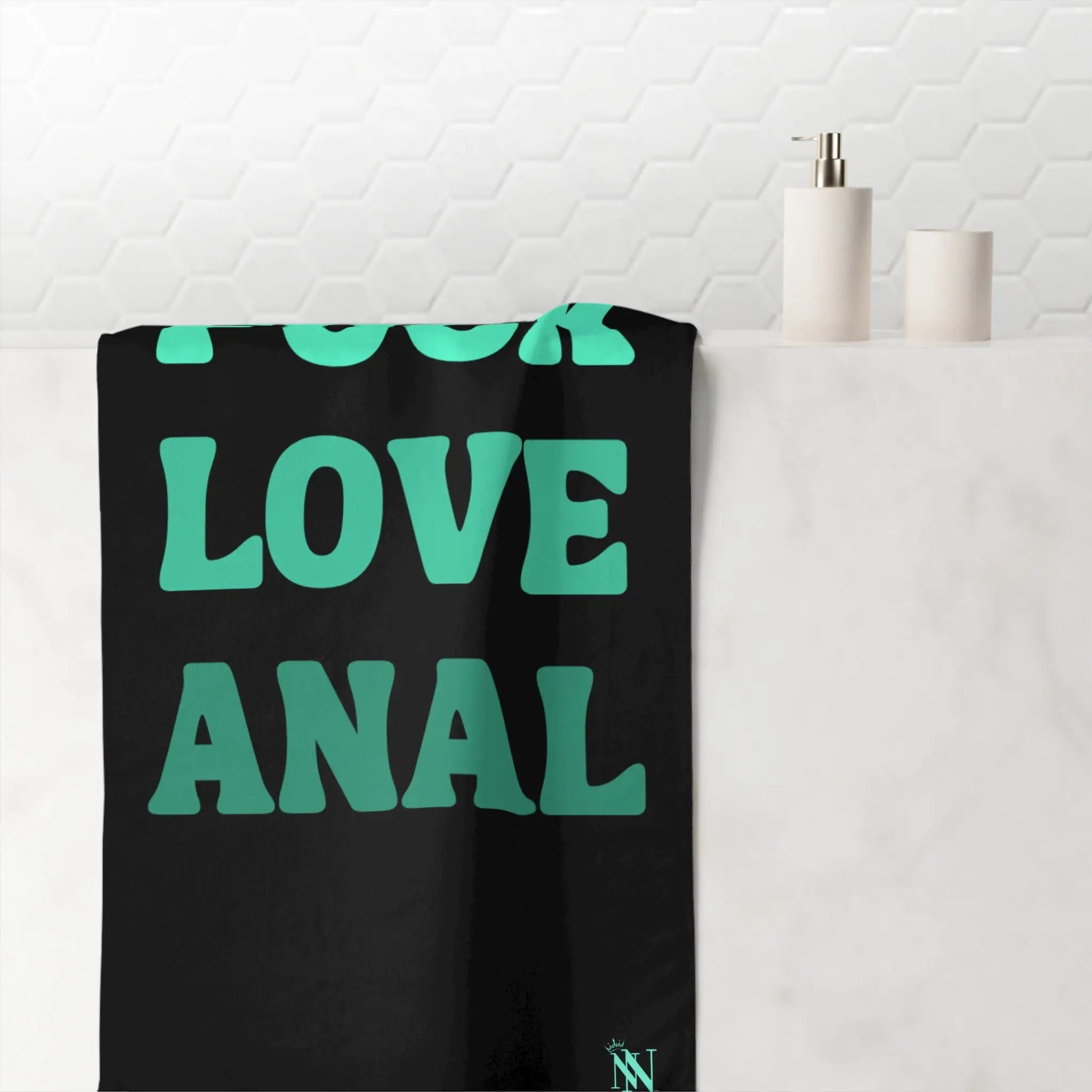 Fuck Love Anal | Nectar Napkins XL Fun-Flirty Lovers’ Towels