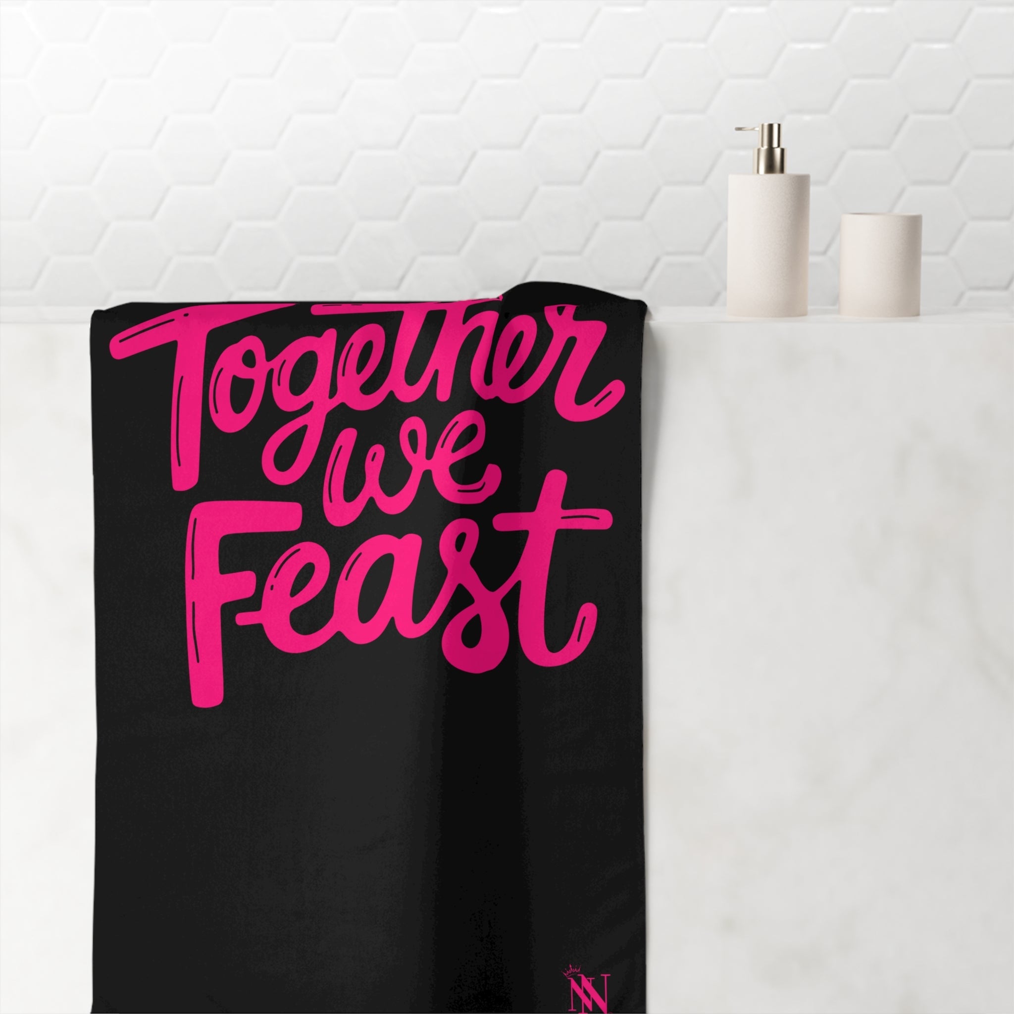 Together We Feast | Mix & Match XL Fun-Flirty Lovers’ Towels
