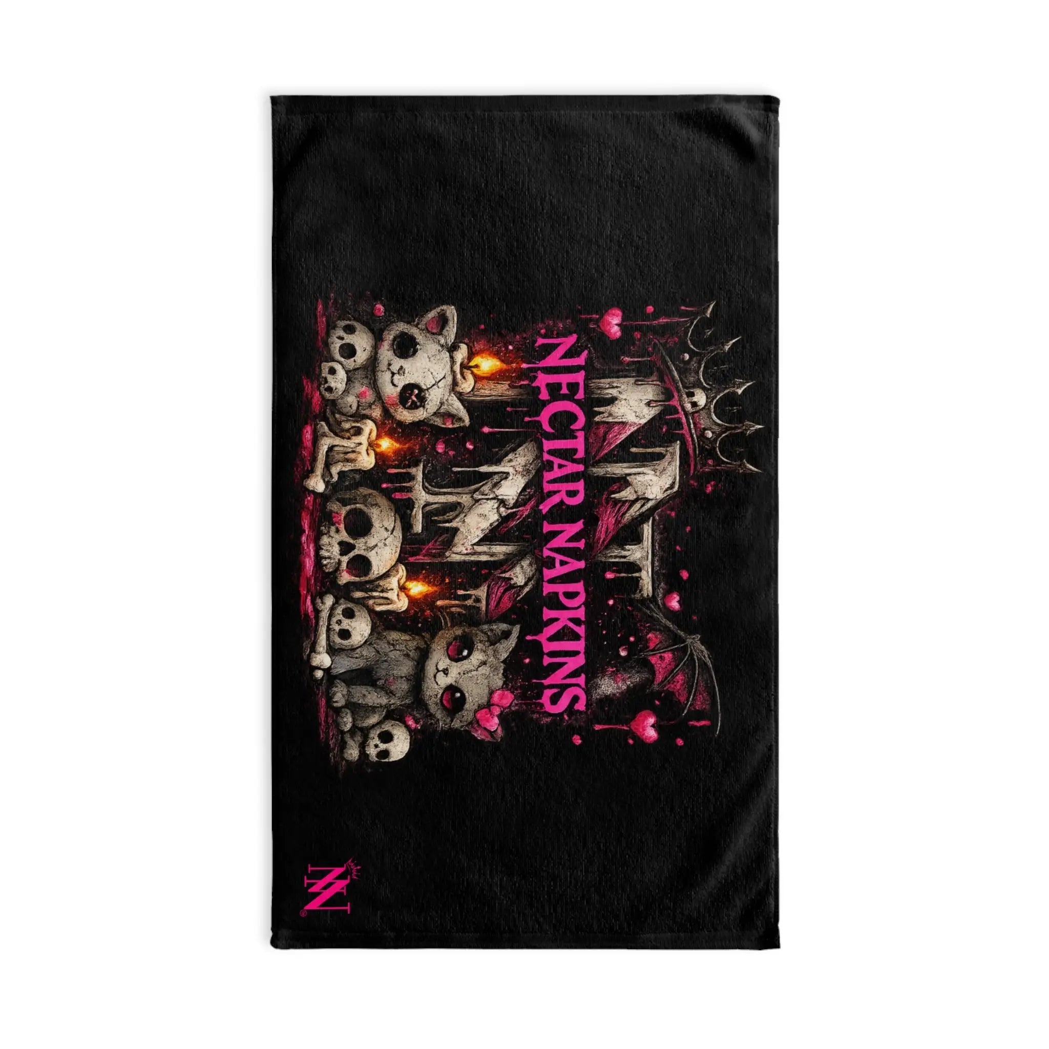 Nectar Napkins Gothic Kitty Cum Towel