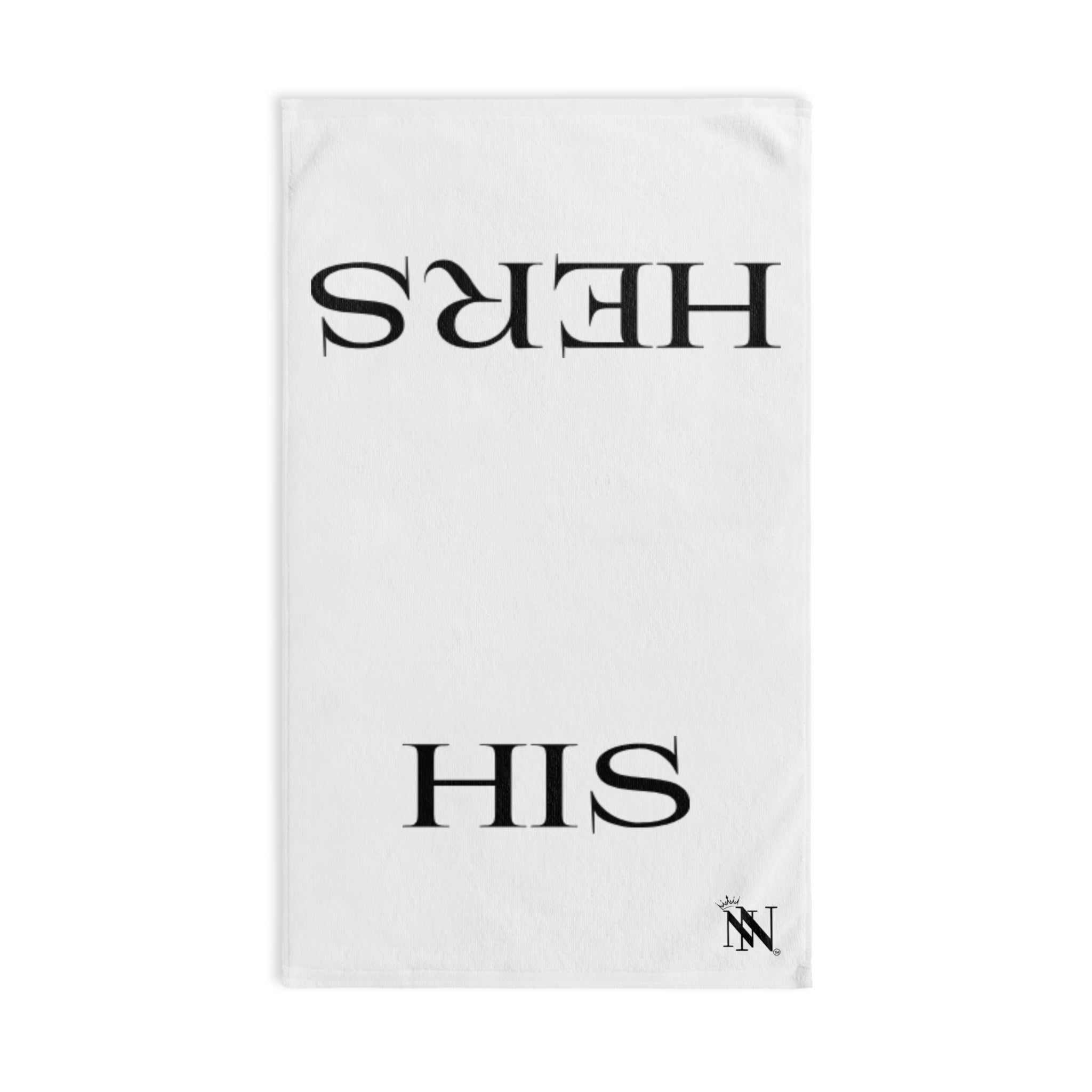 His Hers Shareable White | Mix & Match Classic Fun-Flirty Lovers’ Towels