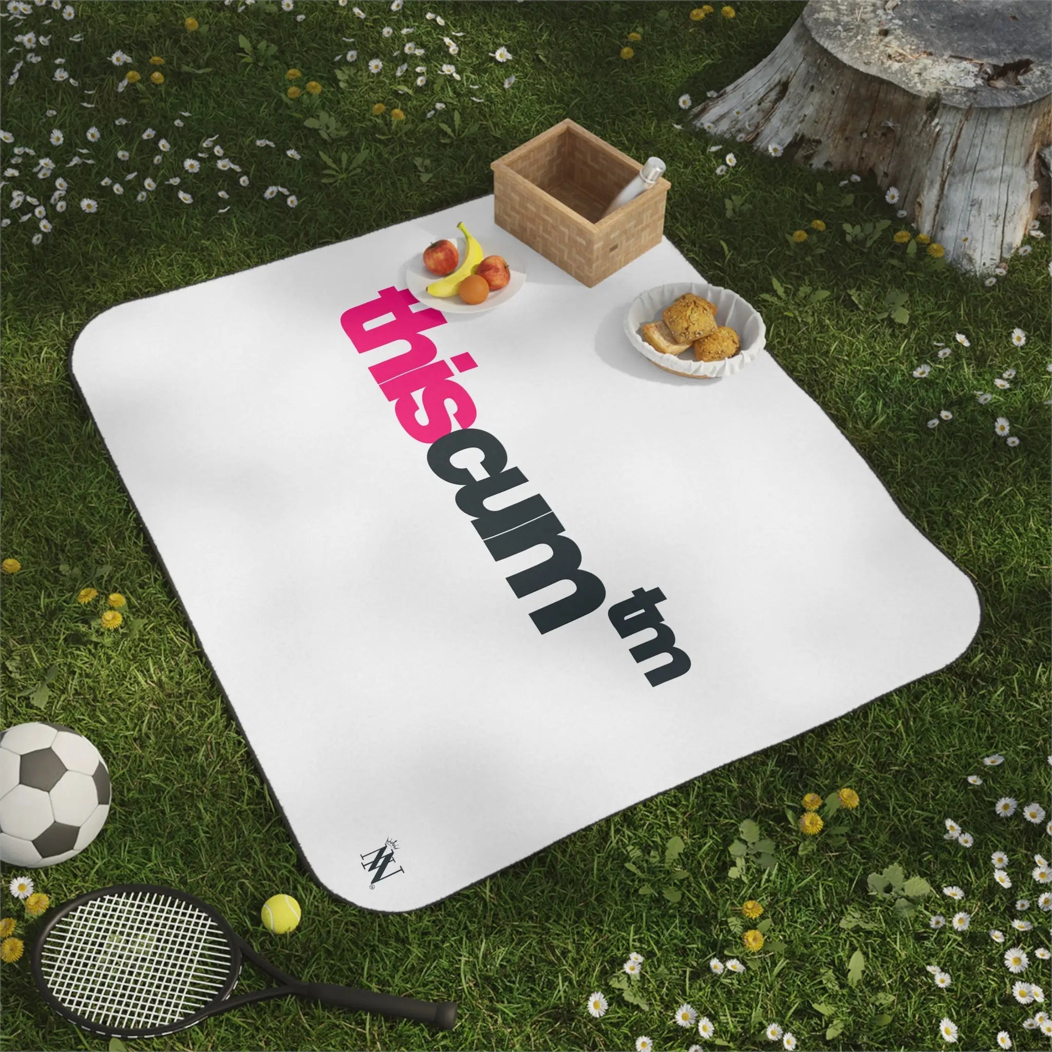 This Cum Trademarked | Mix Match Fun-Flirty Lovers’ Water-Resistant Blankets