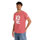 Block Letter Love Heart | Mix & Match Cotton Unisex Fun-Flirty Lovers’ T-Shirts