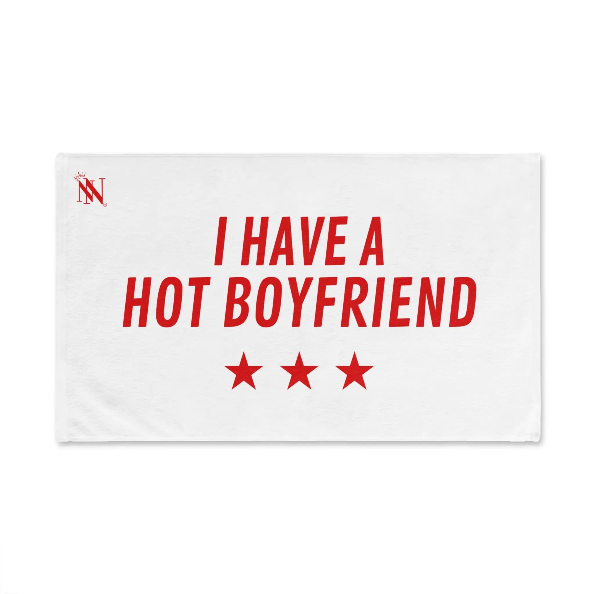 I Have a Hot Boyfriend | Mix & Match Classic Fun-Flirty Lovers’ Towels