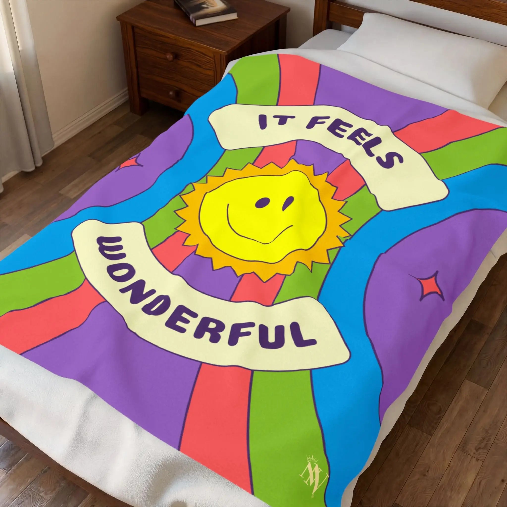 It Feels Wonderful Retro Blanket