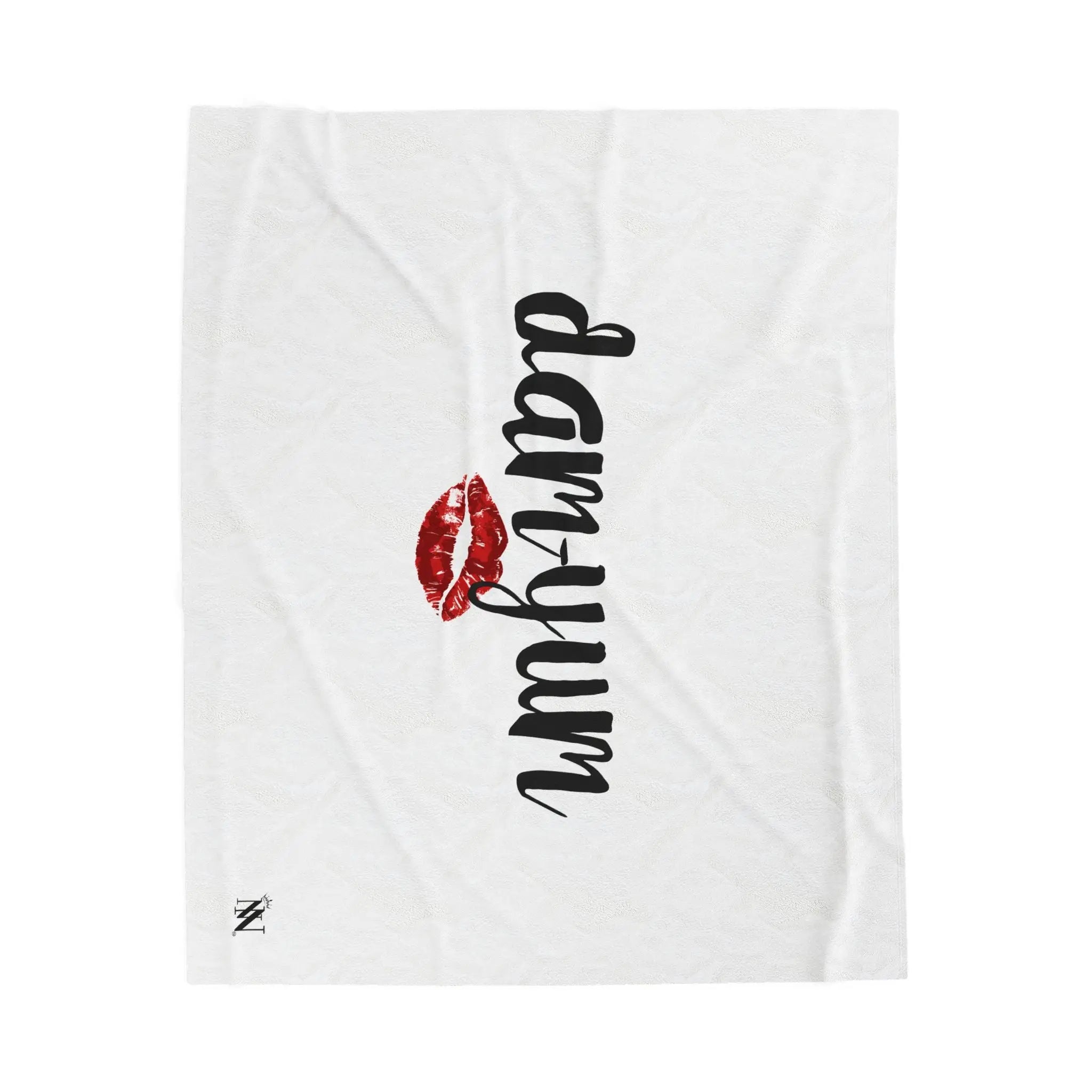 Dam-Yum Kiss | Mix & Match Velveteen Fun-Flirty Lovers’ Blankets