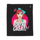 Shh! You’re Great! Anime | Nectar Napkins Fun-Flirty Lovers’ Blankets