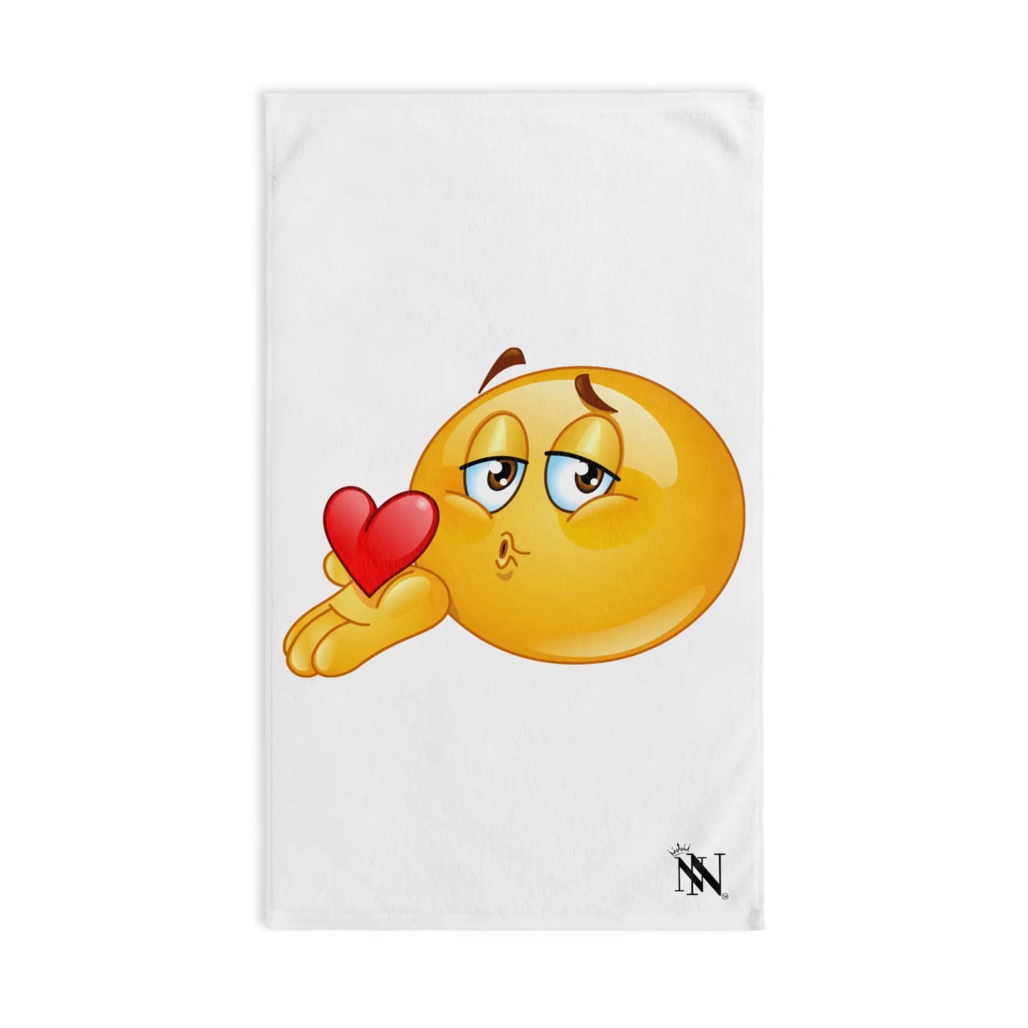 Blow Me a Kiss Emoji Cum Towel