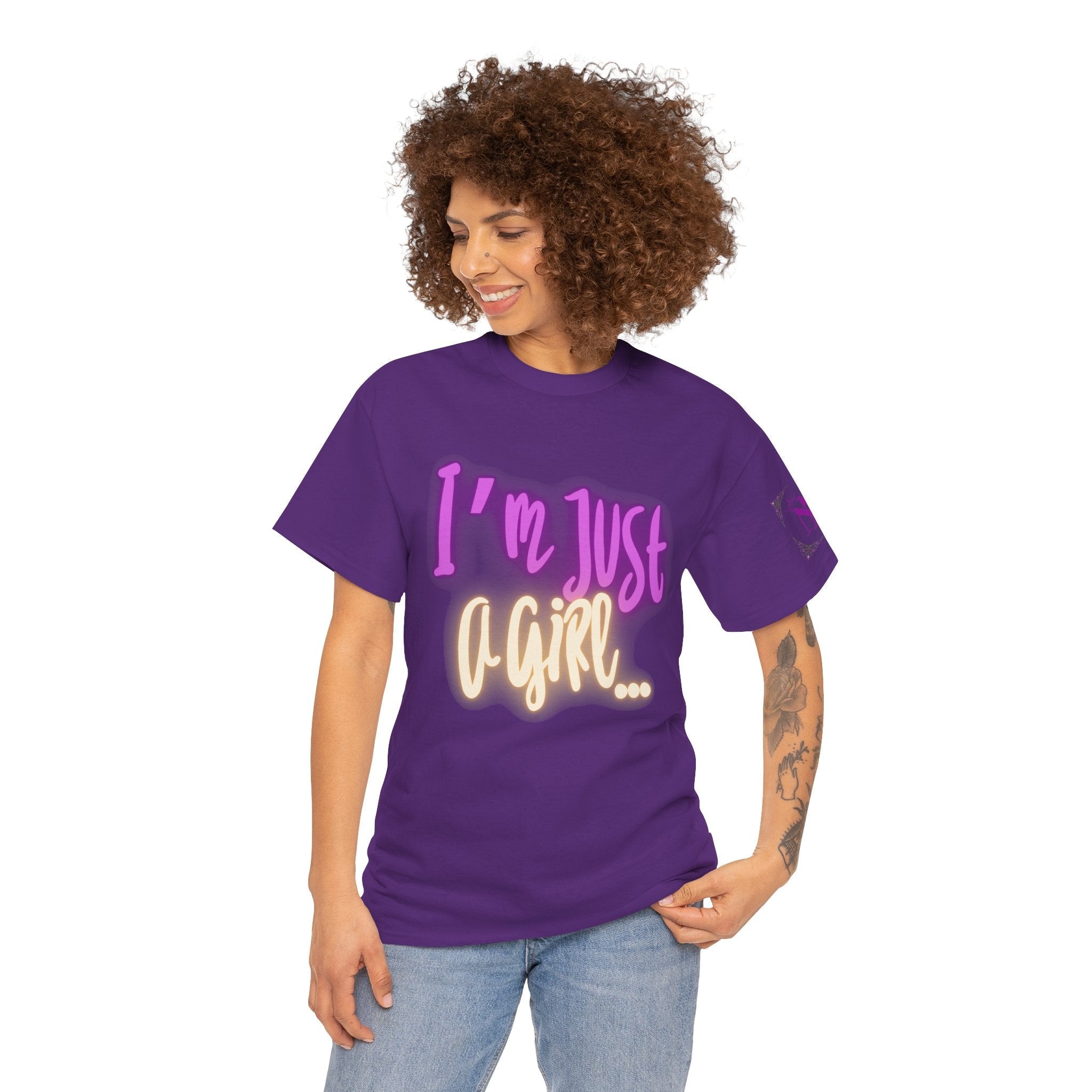 I’m Just a Girl | Mix & Match 100% Cotton Unisex Fun-Flirty Lovers’ Tees