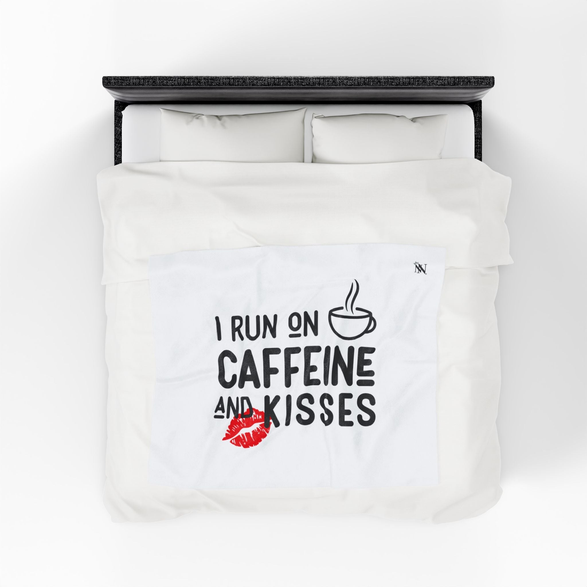 I Run on Caffeine & Kisses | Mix & Match Fun-Flirty Lovers’ Blankets