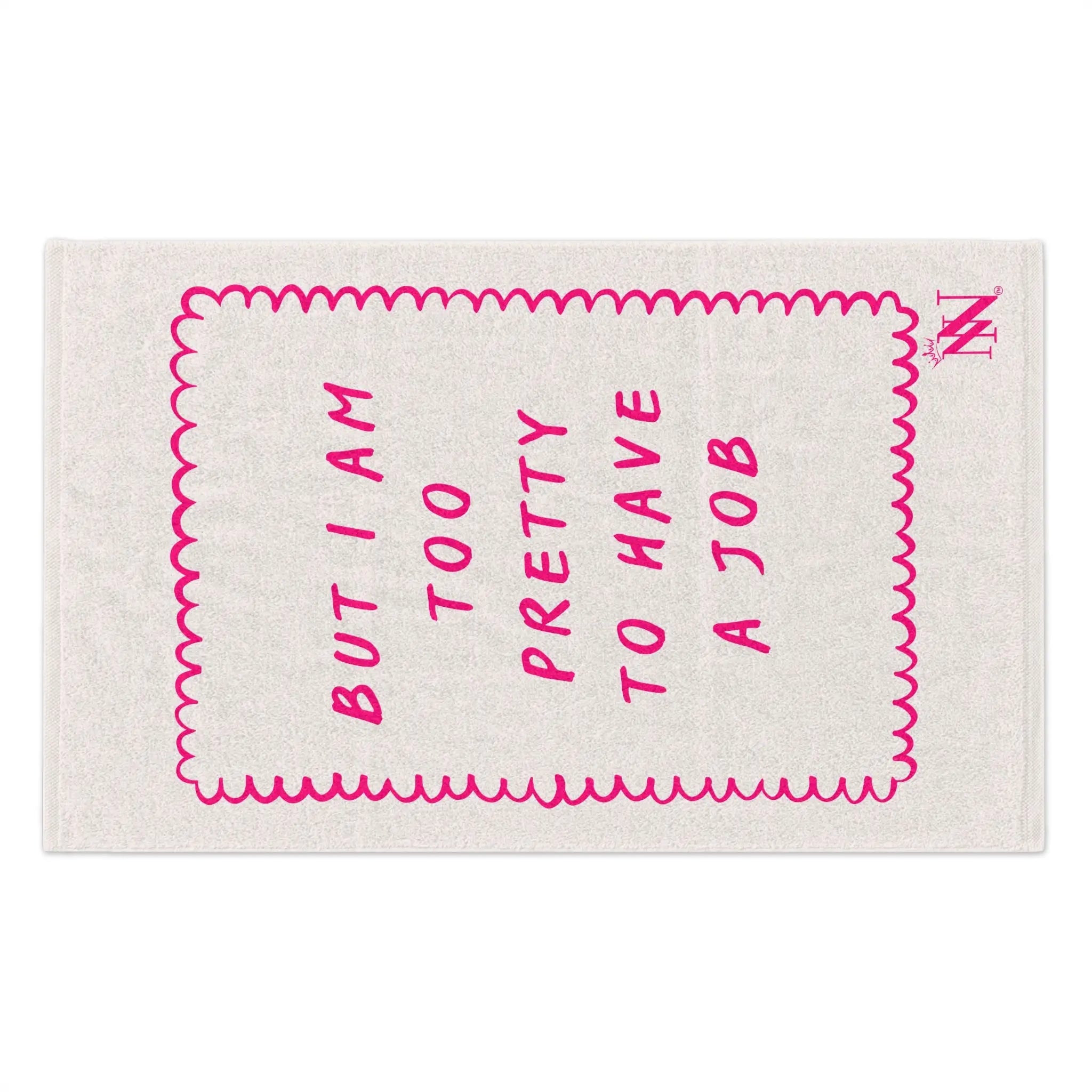 Too Pretty to Have a Job | Mix & Match Soft Fun-Flirty Lovers’ Towels