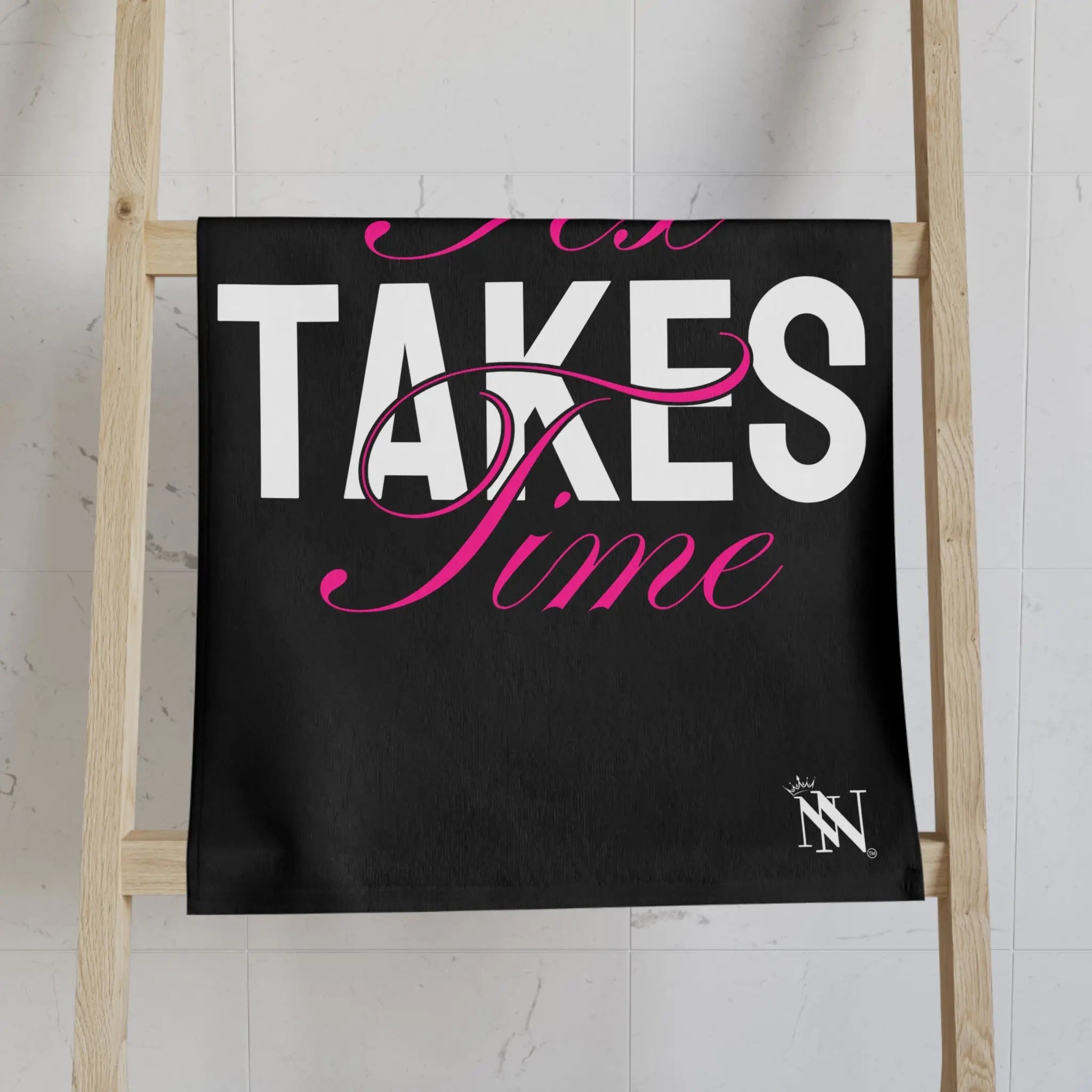 Good Sex Takes Time | Mix & Match Classic Fun-Flirty Lovers’ Towels