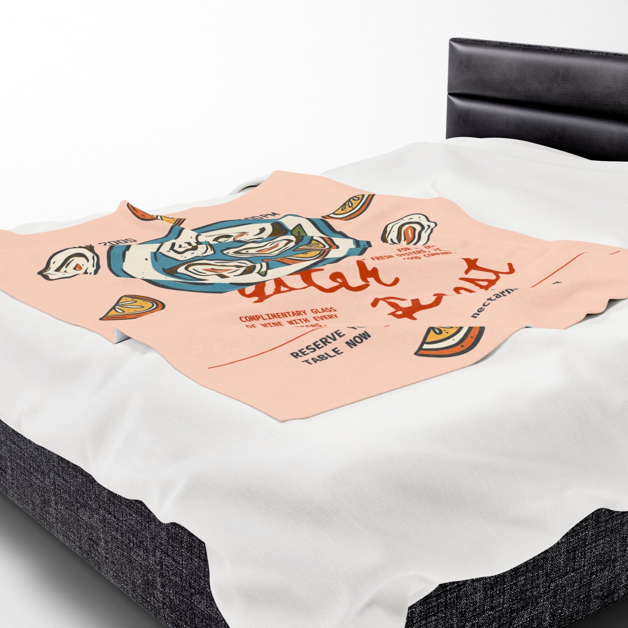 Oyster Roast | Mix & Match Velveteen Fun-Flirty Lovers’ Blankets