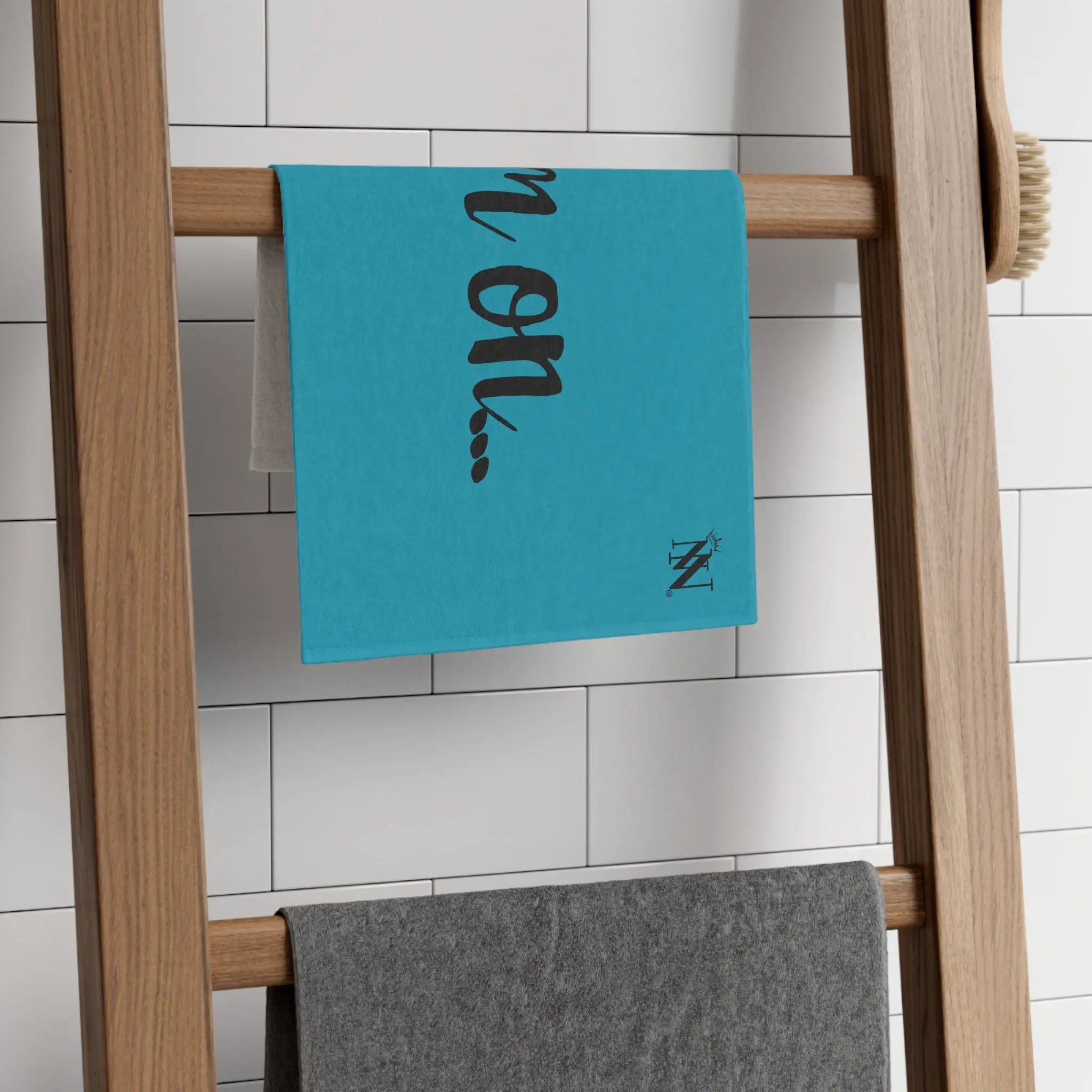 Cum On... Teal | Mix & Match Soft Fun-Flirty Lovers’ Towels