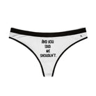 We Shouldn’t | Mix & Match Women’s Fun-Flirty Lovers’ Thongs