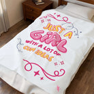 Just a Girl Cum Ideas Blanket
