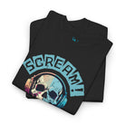 Scream! Skull Headphones | Mix & Match Cotton Unisex Fun-Flirty Lovers’ T-Shirts