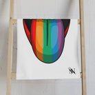Just Lick It Rainbow Tongue Cum Towel