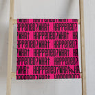 What Happened? Patterned Signature Pink | Nectar Napkins Classic Fun-Flirty Lovers’ Towels