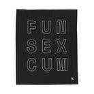 Fun Sex Cum | Mix & Match Velveteen Fun-Flirty Lovers’ Blankets
