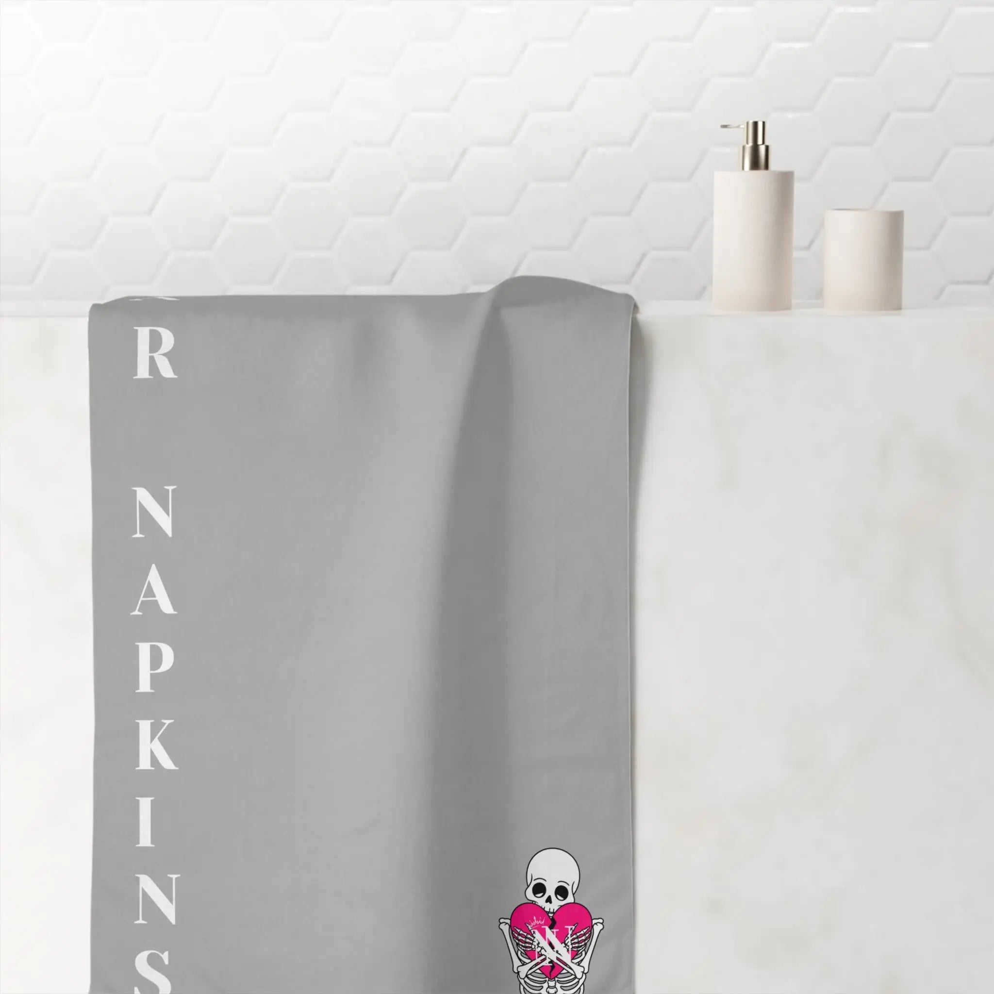 Nectar Napkins Brand Light Grey Over Sized Sex Towel