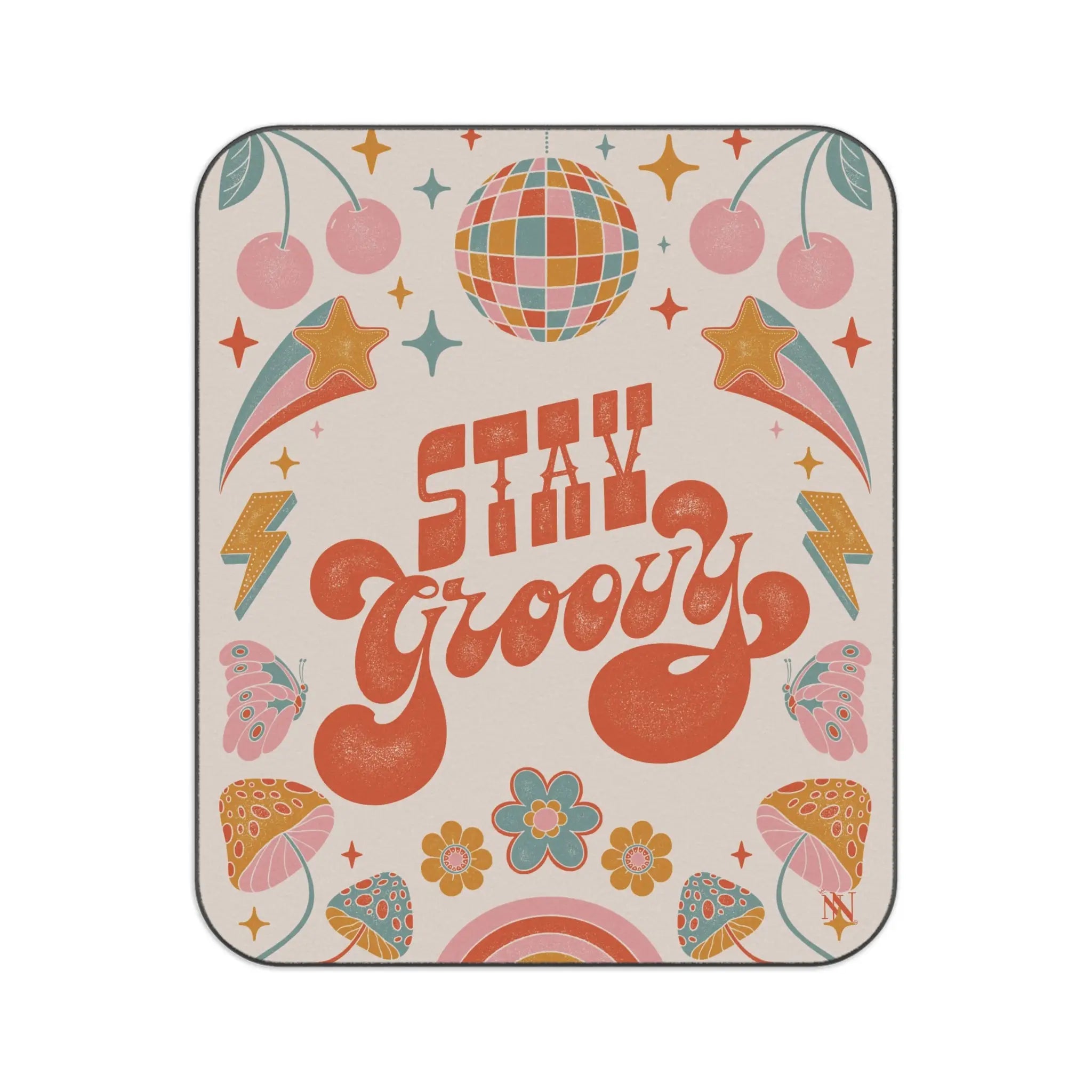 Stay Groovy Vintage Boho | Mix Match Fun-Flirty Lovers’ Water-Resistant Blankets