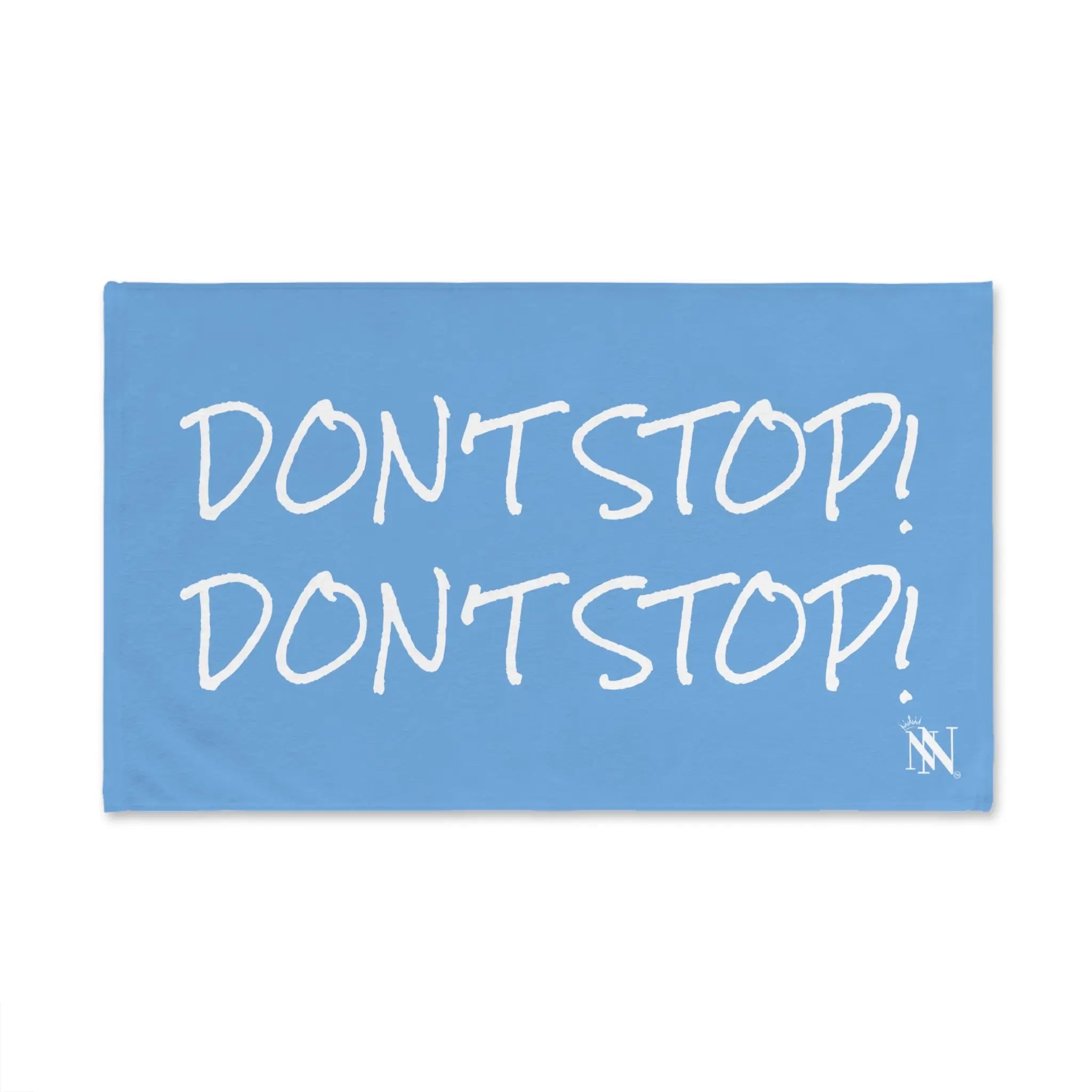 Don’t Stop! Don’t Stop Light Blue | Mix & Match Classic Fun-Flirty Lovers’ Towels
