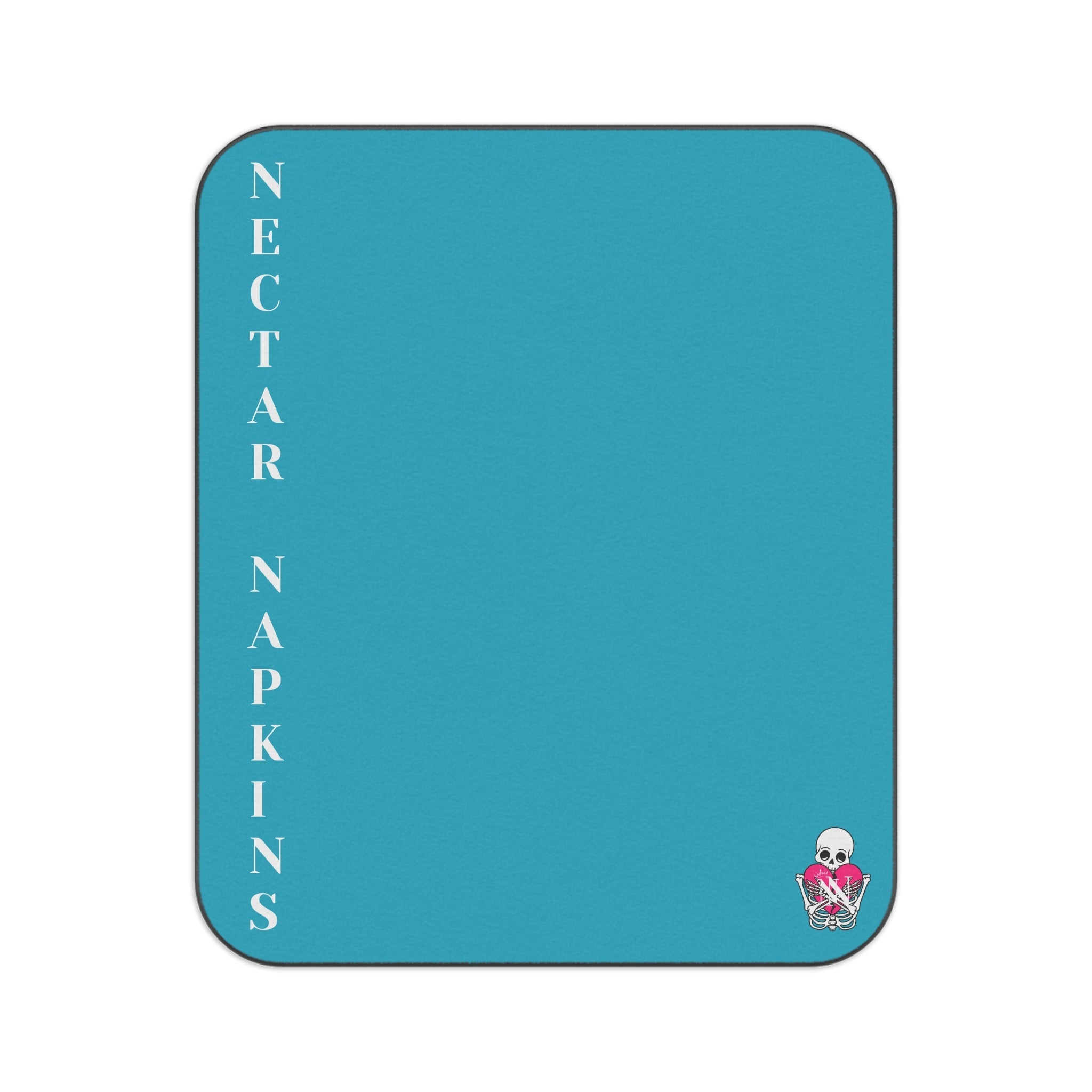 Nectar Napkins Brand Teal Water-Resistant Sex Blanket